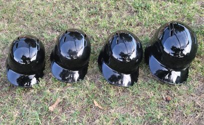 Game Used San Francisco Giants One Flap Baseball Batting Helmet No SF Logo For Left Handed Batter Major League 100 MPH
Sizes 7, 7 1/8, 7 1/4, 7 3/4