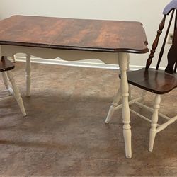 Table and chairs
