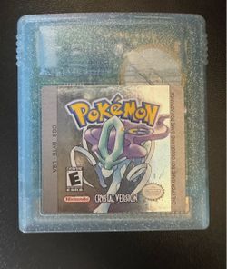 Pokémon Crystal Version Game Boy Color