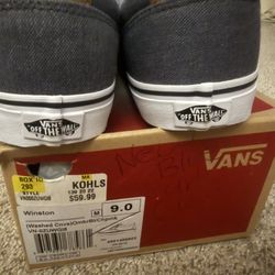 New Men’s Vans Size 9