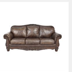 3 Pieces Ashley Leather Living Room Set 