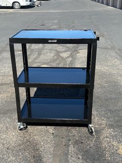 Metal Roller Cart With Wheels -$35