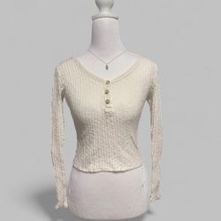 White Long sleeve Top