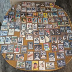 Baseball Card Lot 923 Cards Vintage Autographed Graded