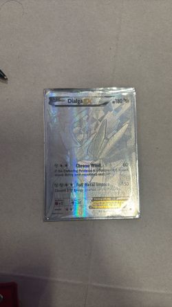 DIALGA EX SECRET RARE 122 (HEAVILY PLAYED)