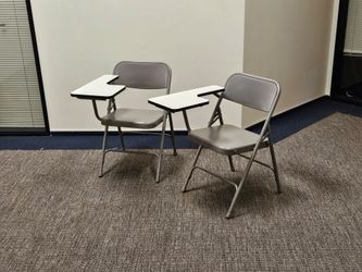 Folding student desk chairs