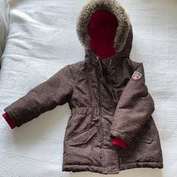 Roots Kids Hooded Faux Fur Jacket
