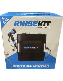 RinseKit Pro 2 portable shower 4 gallon new model 2026 Item 1985333
