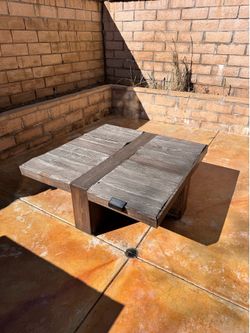 Rustic Farmhouse Coffee Table & Dining Table Set – $199 OBO