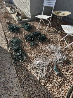 Christmas String Lights/ Some Icicles 