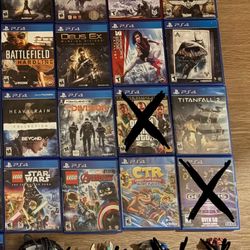 PS4 Game Lot‼️ (Individual Prices Listed)
