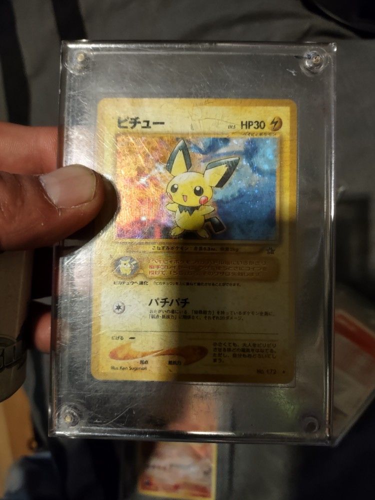 Pokémon Pichu First Edition Holo Spanish (2001) for Sale in Seattle, WA -  OfferUp