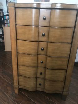Tall Chest of Drawers with Wave Front
