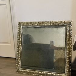 Antique Silver Mirror