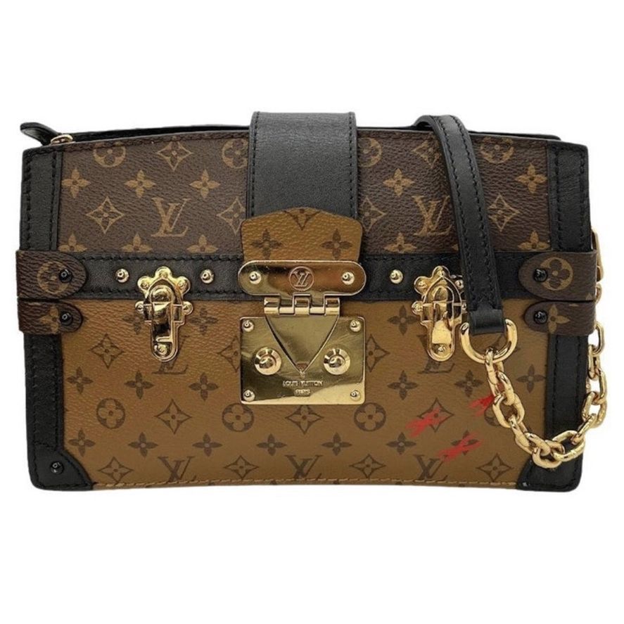 AUTHENTIC LOUIS VUITTON POCHETTE TRUNK CROSSBODY