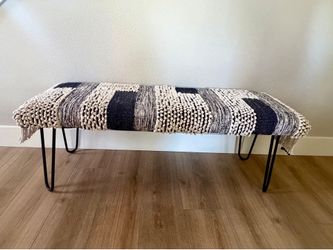 Black and White Bench