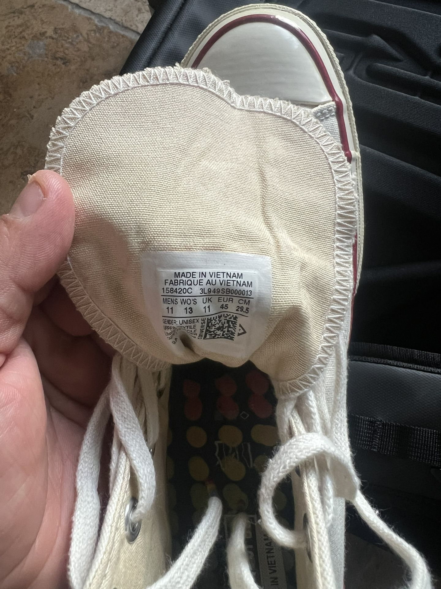 Converse Chuck Taylor All Star Pride Parde Peace Rainbow High Tops Size 11