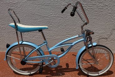Baby Blue Micargi HERO 20" Beach Cruiser Coaster Bike with Banana Seat