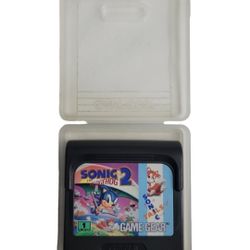 Sonic 2 The Hedgehog Sega Game Gear with Case