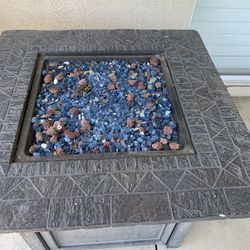 Outdoor Fire Pit; Includes Propane Tank 