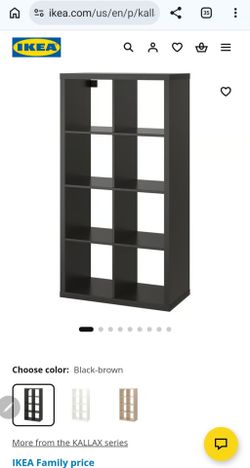 IKEA KALLAX
Shelf unit 2X4