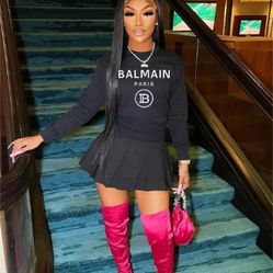 Black Balmain Paris Sweater 