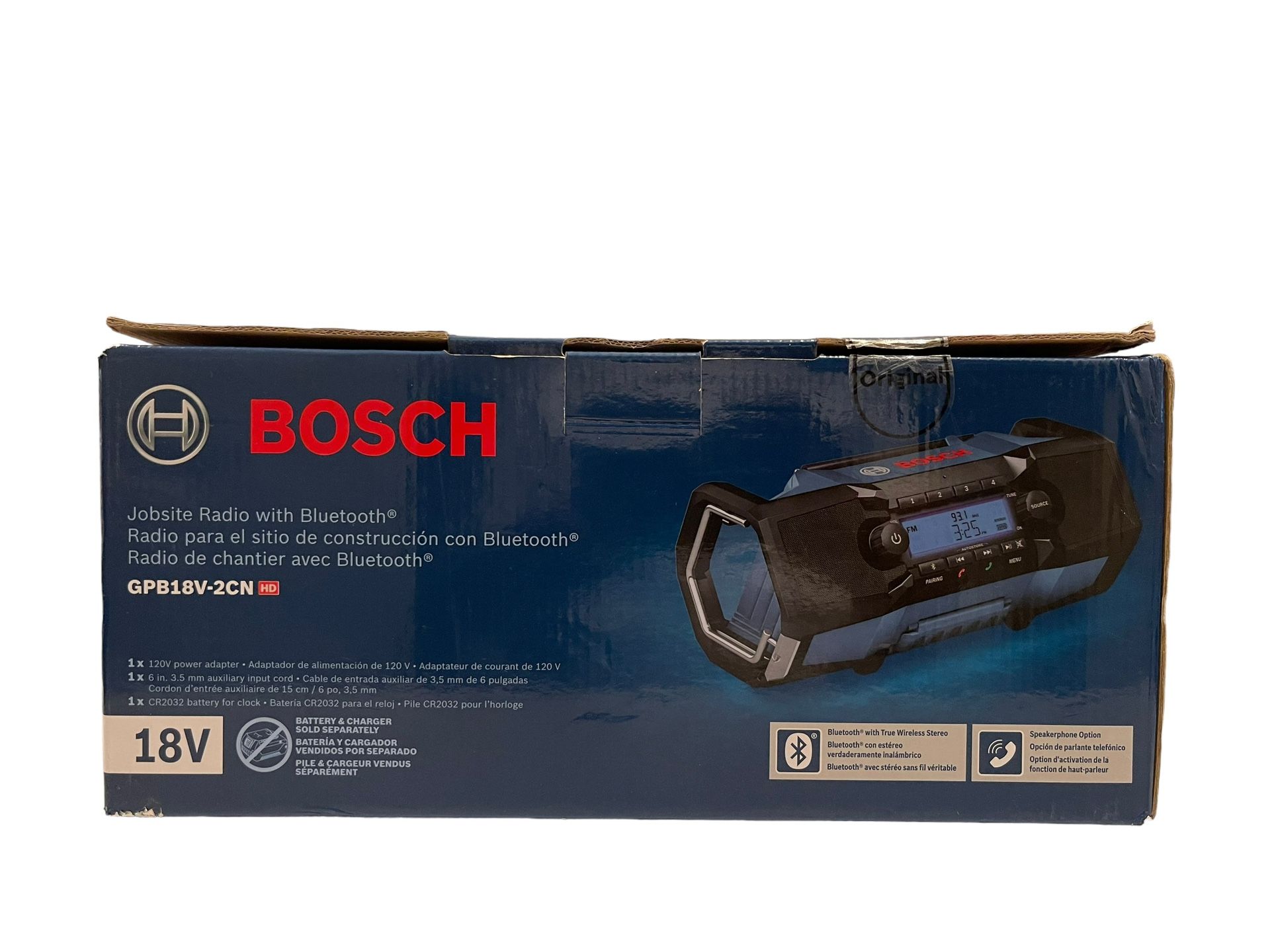 New Bosch Jobsite Radio With Bluetooth 