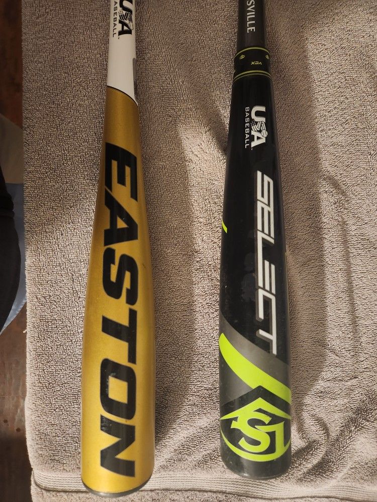 2 BASEBALL Bats 29" Great Condition