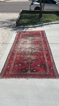 Ashayer Vintage Persian Rug