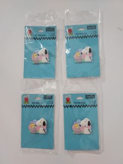 Vintage Snoopy Easter Pins - Brooch