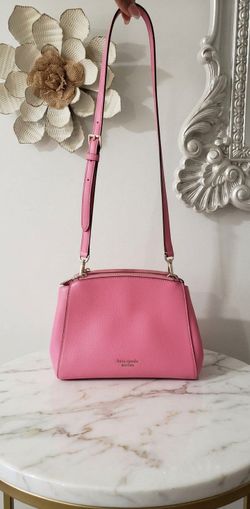 Kate spade pink crossbody leather size small