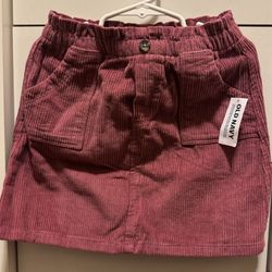 NWT Old Navy Corduroy Skirt, 4T, Mauve Pink