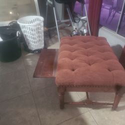 1950s Rolling Seat W/ Built In Table