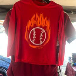 Athletic Works Boy Long Sleep Graphic Tee 