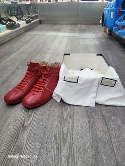 Gucci Signature High Top 'Red' Size 12.5M