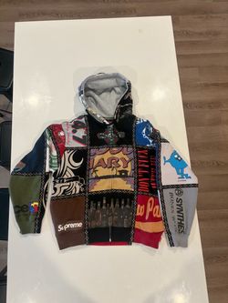 Supreme x number (n)ine patch hoodie