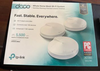 TP-Link Deco M5 AC1300 Whole Home Mesh Wi-Fi System