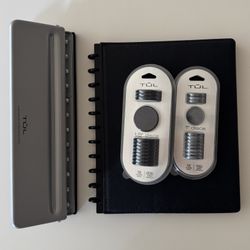 Staples Arc Leather Notebook System with Multiple Ring Sizes and Hole Punch