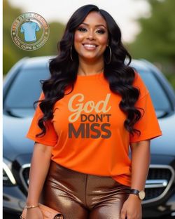 God Don't Miss Tee - Faith Hits Hard