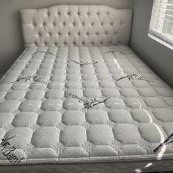 New Queen Bed Frame With Mattress