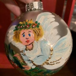 Hand Painted Christmas Ornament 
