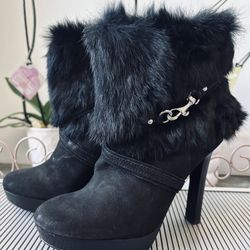Coach Athena Fur Boots 
