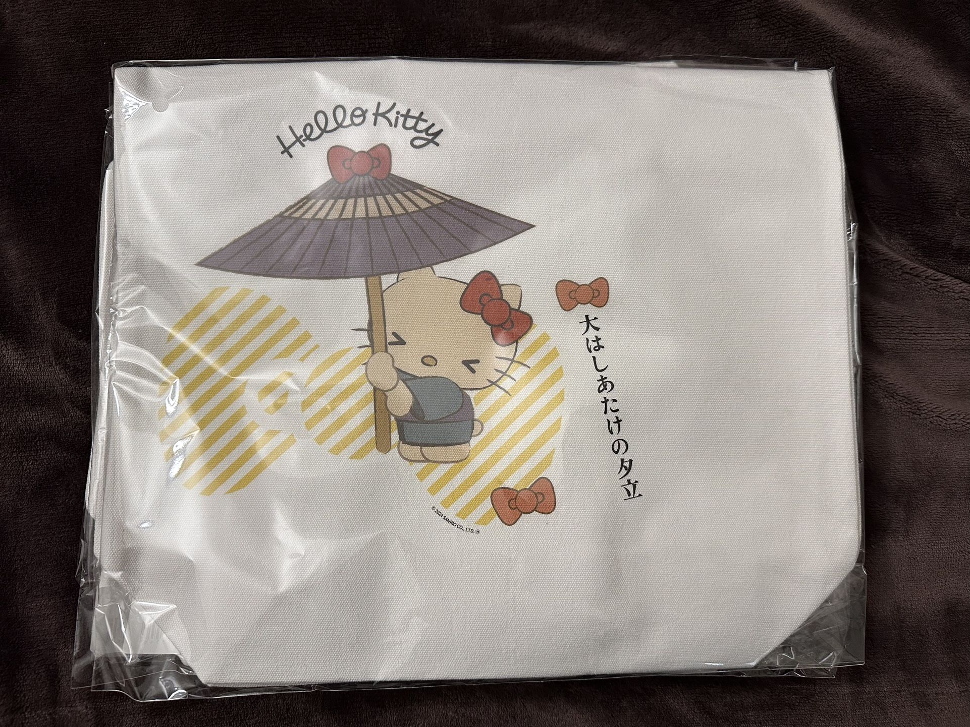Hello Kitty 50th Anniversary Canvas Tote Bag (Tokyo Exclusive)