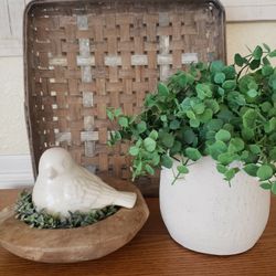 Tobacco Basket Wall Decor Or Tray 