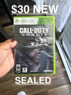 Xbox 360 Game Call Of Duty Ghost $30 (NEW FACTORY SEALED)
