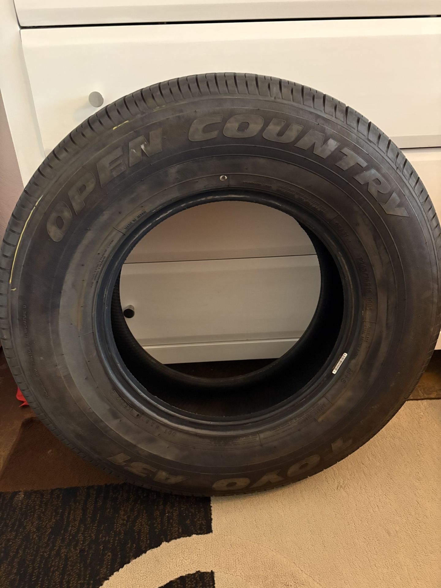 P245/75r16 Open Country Tire
