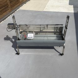 Rotisserie Grill  DURO Corporation Stainless Steel 48 Inches 