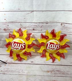 Lay's Potato Chips Logo Inflatable Sun Promo Store Signage display Party Snack