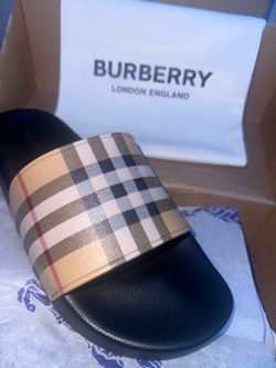 Burberry slides