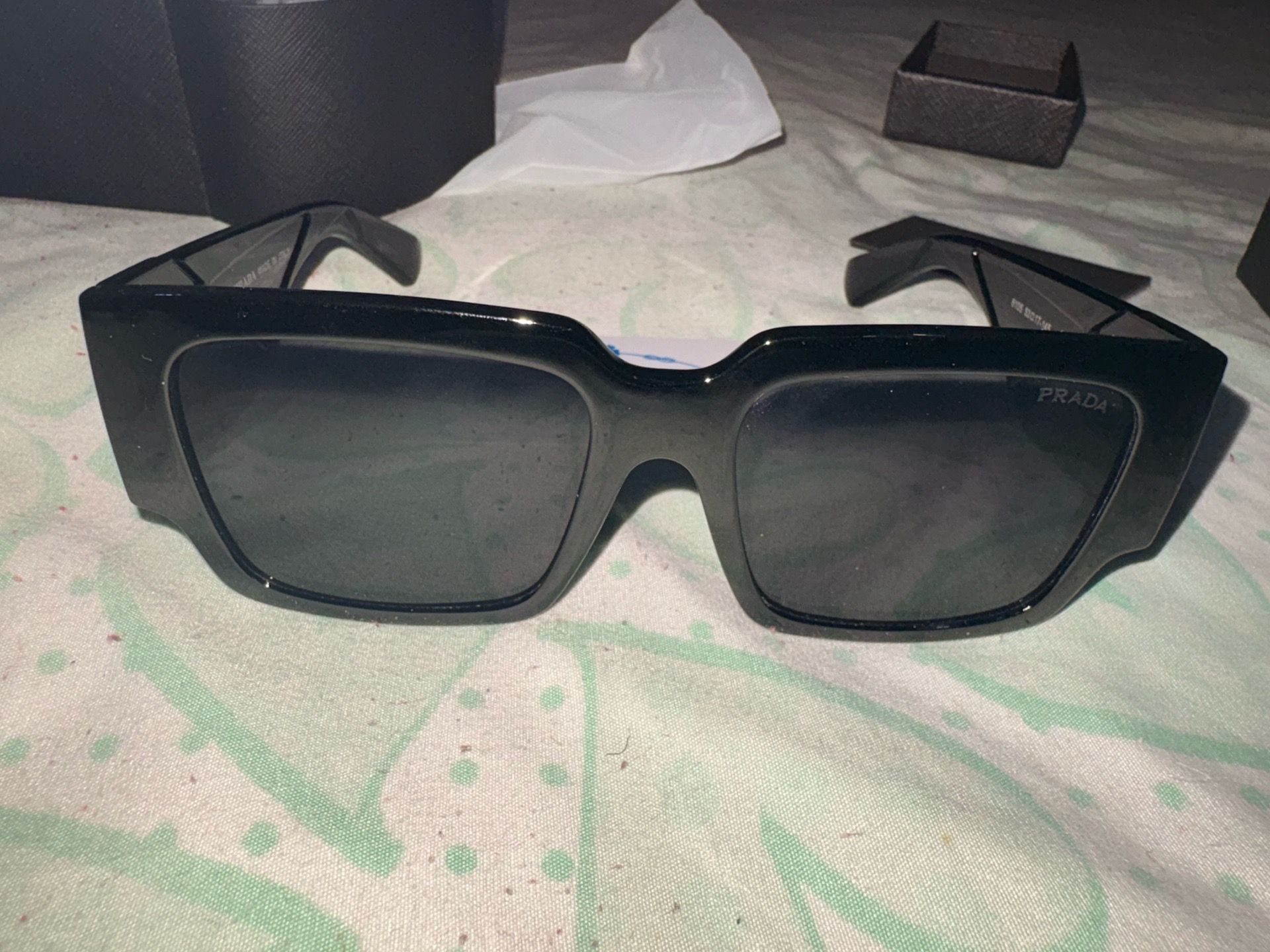 Prada PR B17S black sunglasses